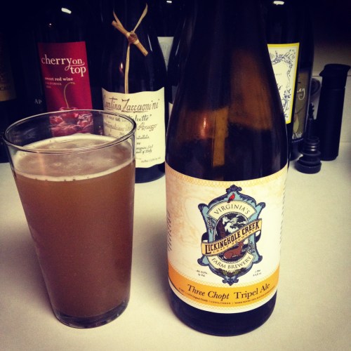 Lickinghole Creek Tripel Ale