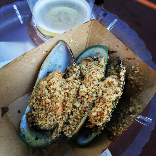 Steamed Green Lipped Mussels